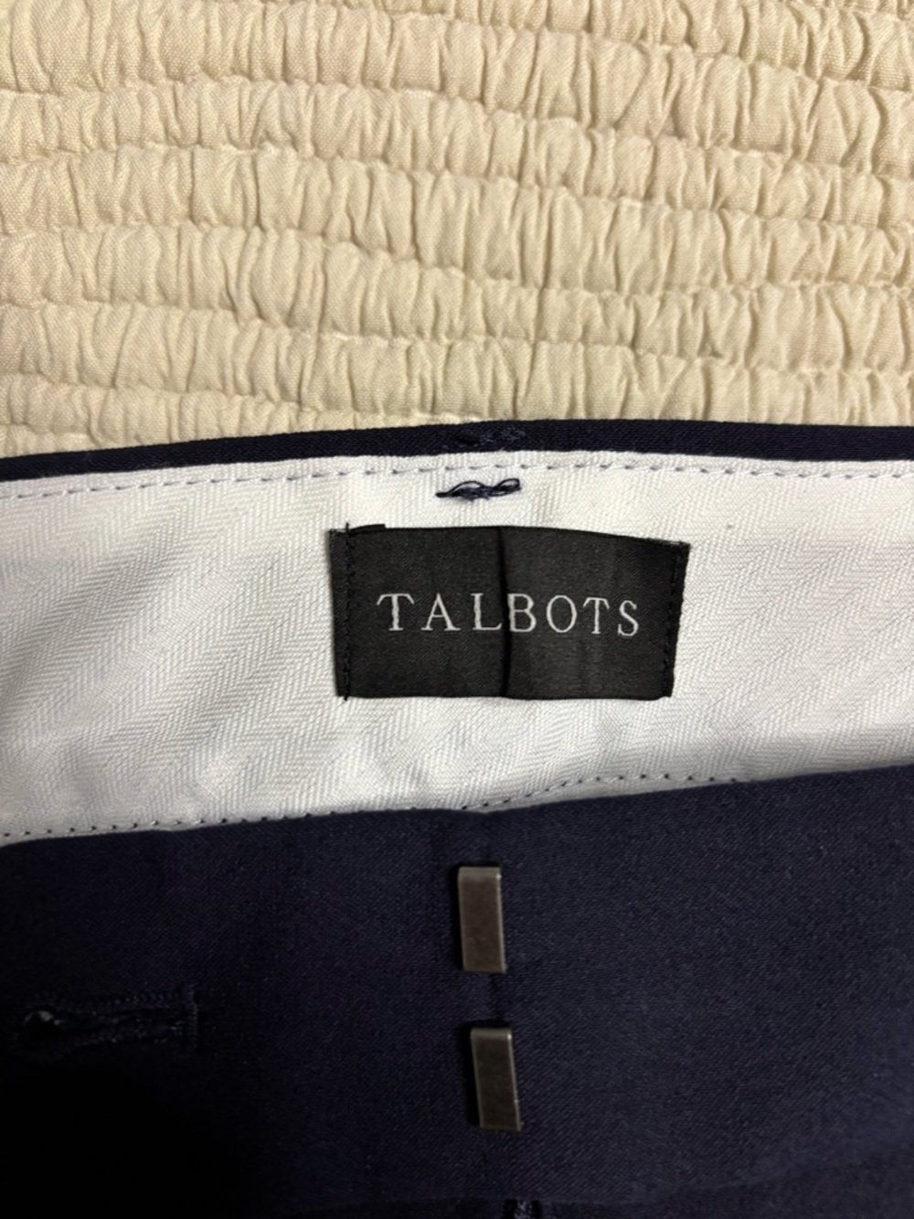 Talbots Navy pants. Size 8P